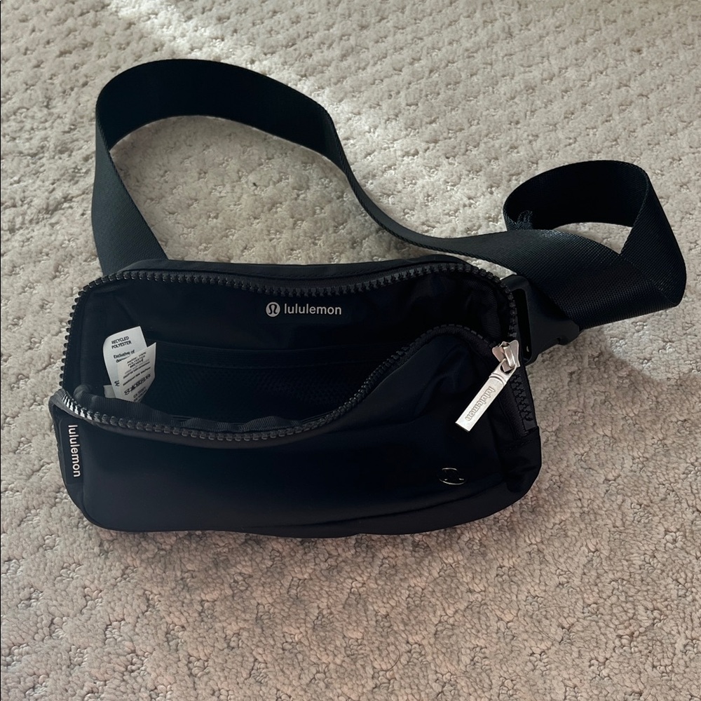 lululemon athletica Black Crossbody/ Waist Bag